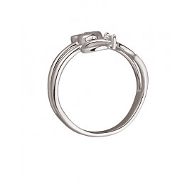 Золотое кольцо с желтыми бриллиантами