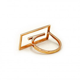 Кольцо из красного золота