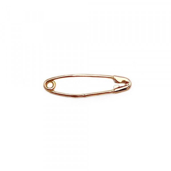 Золота шпилька у червоному кольорі