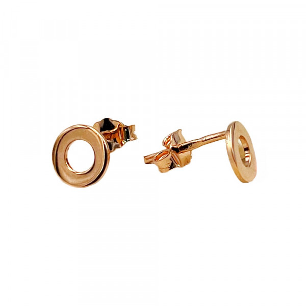 Золотые серьги красного цвета