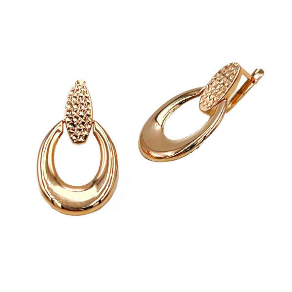 Сережки з золота червоного кольору