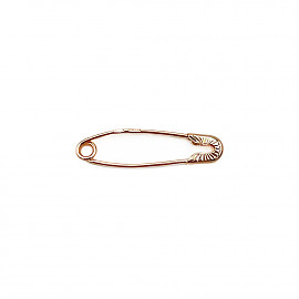 Золота шпилька червоного кольору 01-200883399