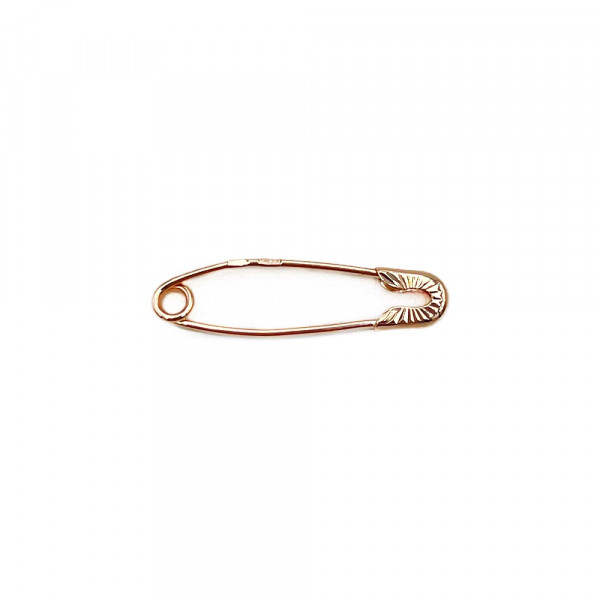 Золота шпилька червоного кольору